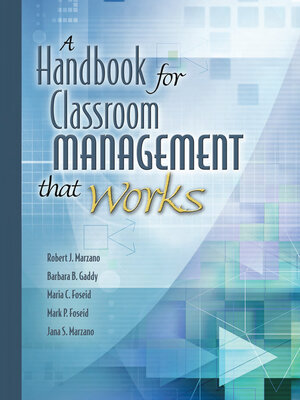 cover image of A Handbook for Classroom Management That Works